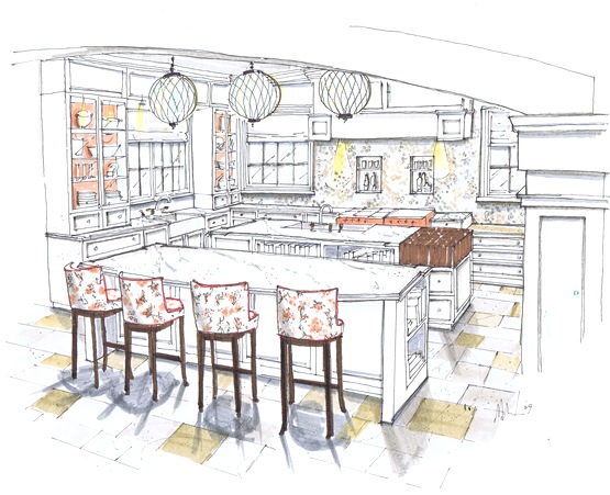 A Schematic Life | Interior design renderings, Interior design sketches